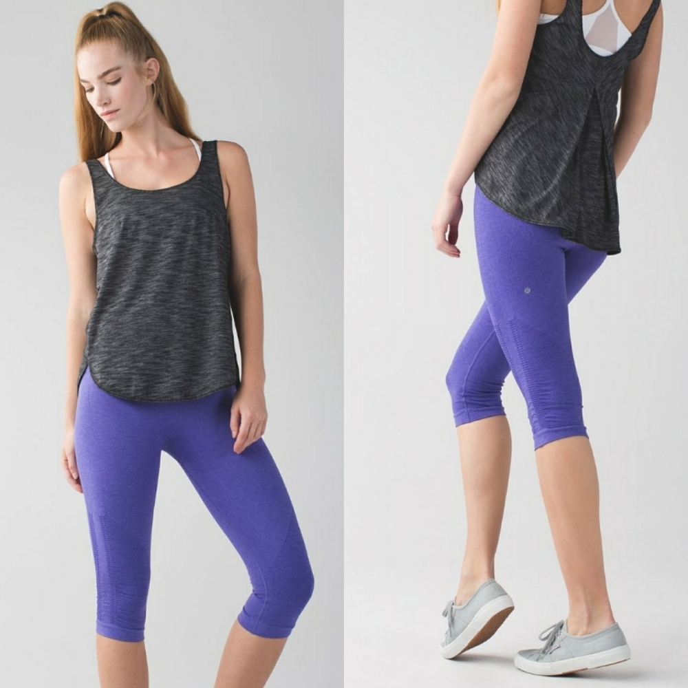 lululemon athletica Purple Capri Leggings